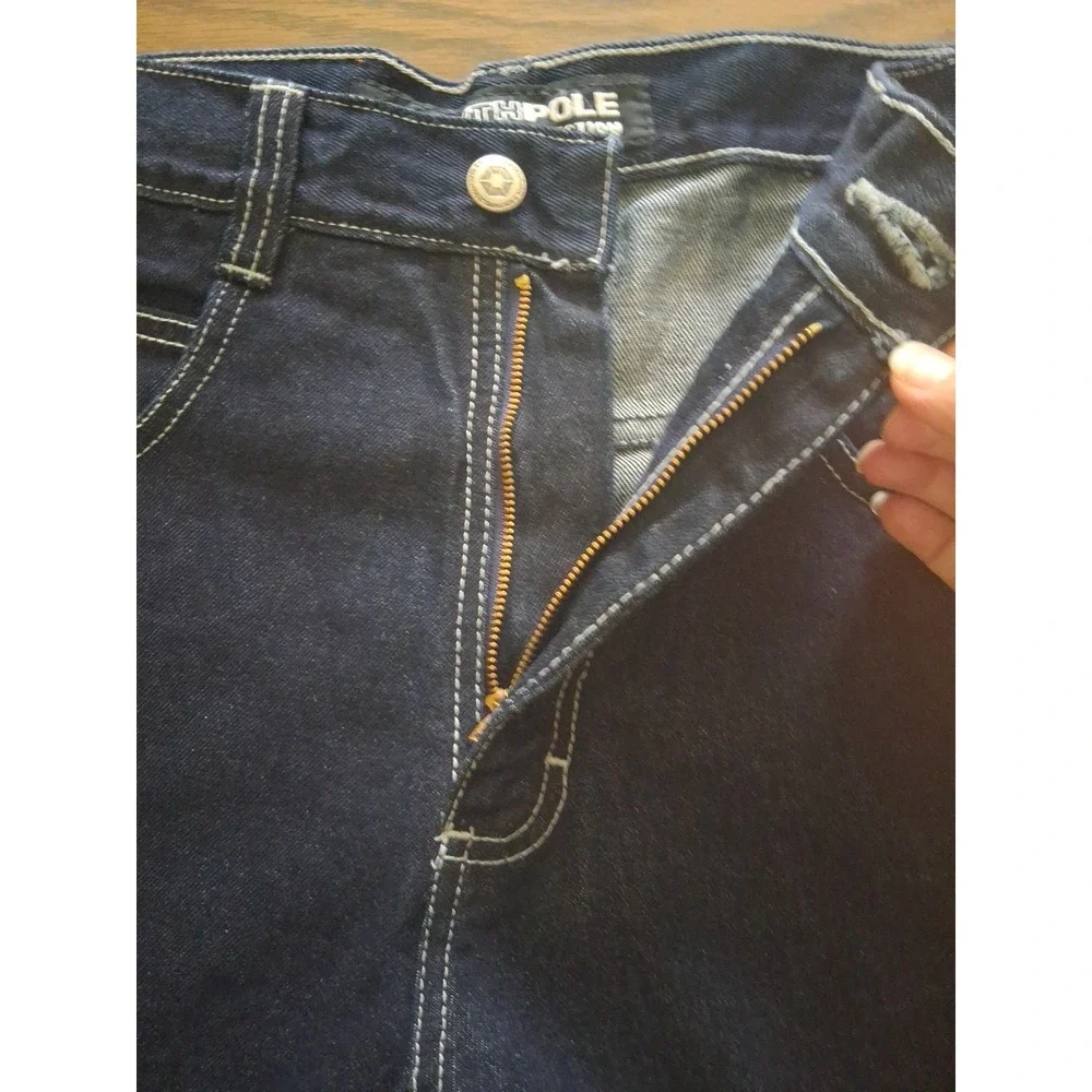Southpole Authentic Collection Men's 29x30 Jeans Y2K Baggy Dark Wash Blue Denim